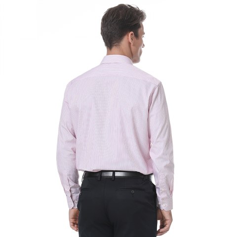 Pink striped formal shirt