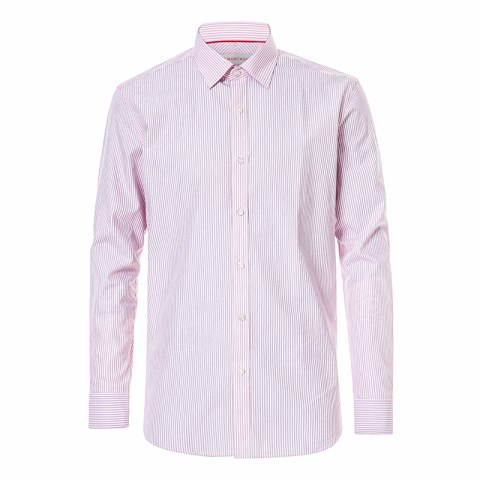 Pink striped formal shirt