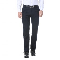  Black slim fit trousers