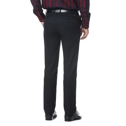 Black slim fit trousers