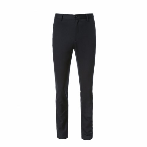  Black slim fit trousers