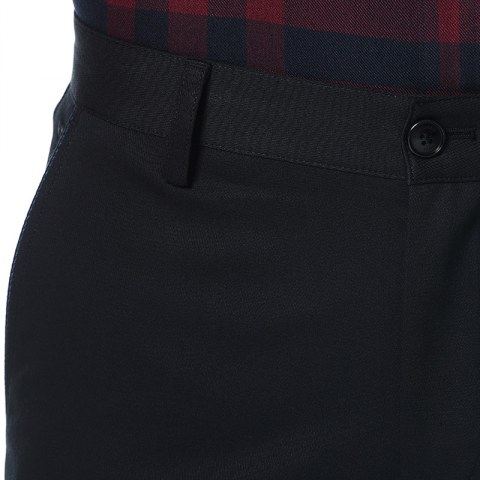  Black slim fit trousers