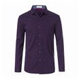 Deep red textured shirt
