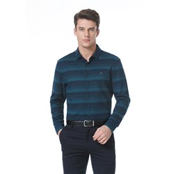 Navy blue formal shirt