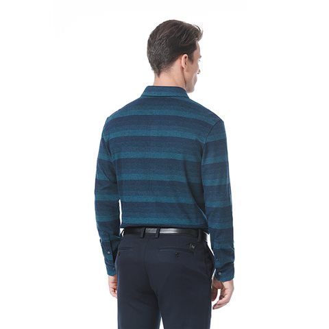 Navy blue formal shirt
