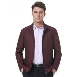  Deep red cropped jacket
