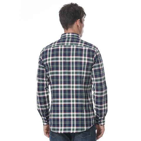  LONG SLEEVE SHIRT SELF-FABRIC COLLAR PURE COTTON 