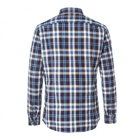  LONG SLEEVE SHIRT SELF-FABRIC COLLAR PURE COTTON 