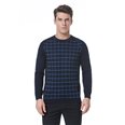  MEN'S ROUND NECK LATTICE T SHIRT