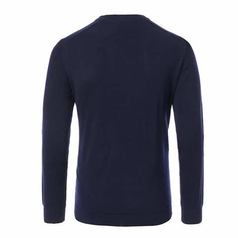  MEN'S ROUND NECK LATTICE T SHIRT