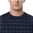  MEN'S ROUND NECK LATTICE T SHIRT
