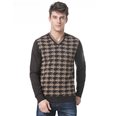  V NECK 53%-WOOL 47%-ACRYLIC