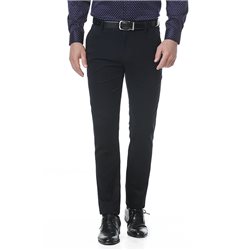  Black slim fit trousers