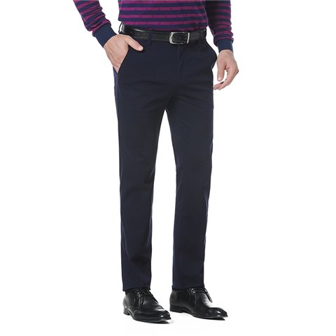 Brown slim fit trousers