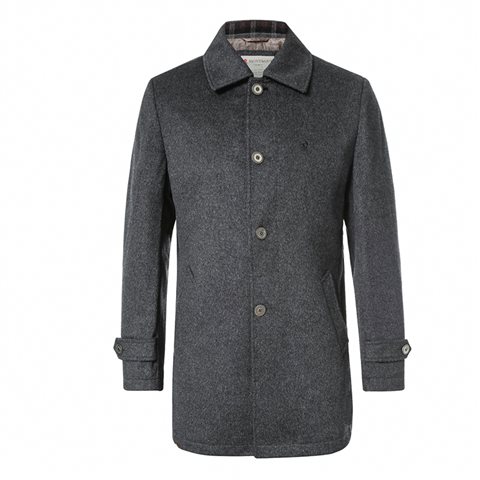 Deep grey topcoat