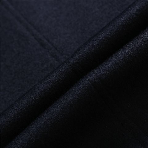  MONTAGUT BRITISH STYLE MEN'S LONG WOOL COAT (NAVY BLUE)
