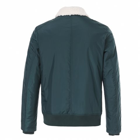 Sherpa collar bomber jacket