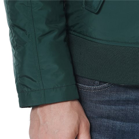Sherpa collar bomber jacket
